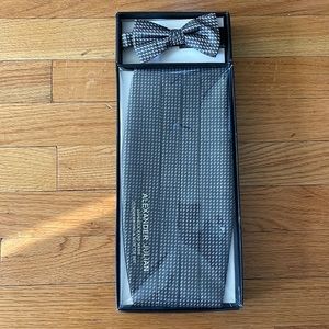 Alexander Julian Silk Bow Tie and Cummerbund Set